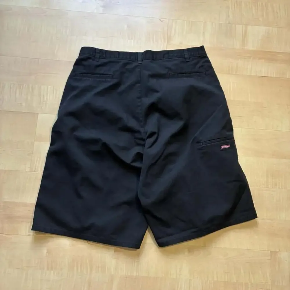 Genuine Dickies Work Shorts Size 34 Black Loose Fit Skate Streetwear